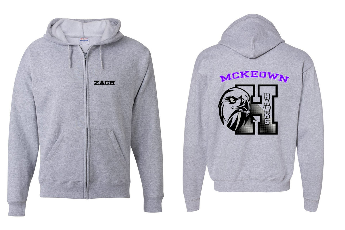 McKeown Design 10 Zip up Sweatshirt