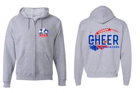 Goshen Cheer Design 6 Zip up Sweatshirt