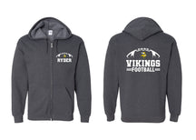 Vernon Football design 2 Zip up Sweatshirt