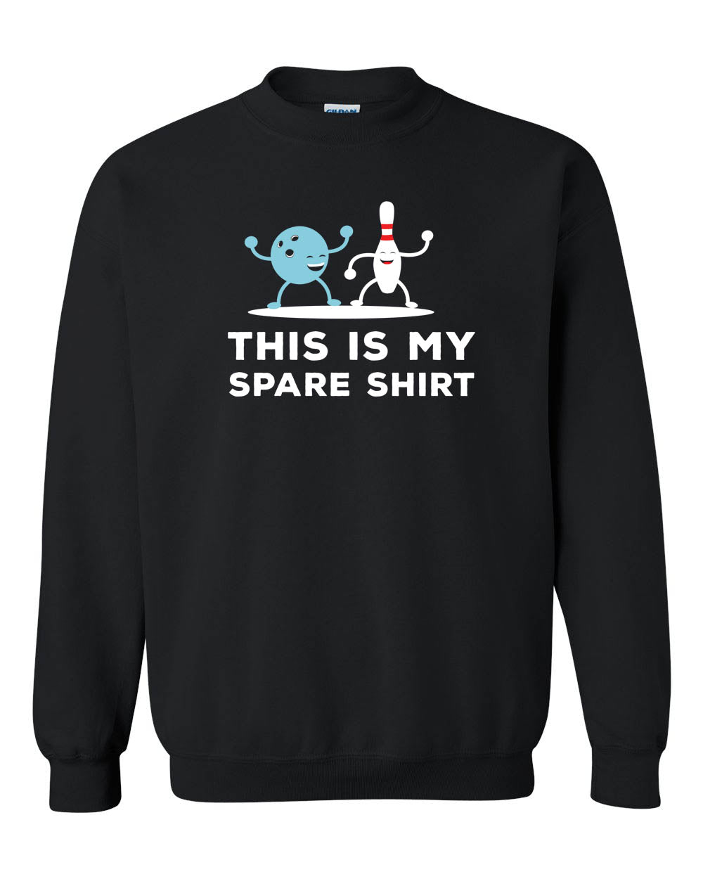 Bowling Spare non hooded sweatshirt