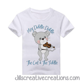 Hey Diddle Diddle T-Shirt, Nursery Rhymes