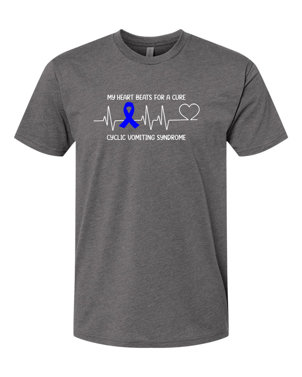 Cyclic Vomiting Syndrome Heartbeat Awareness T- Shirt