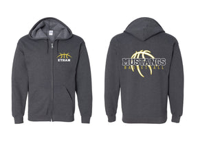 Green Hills Basketball design 5 Zip up Sweatshirt