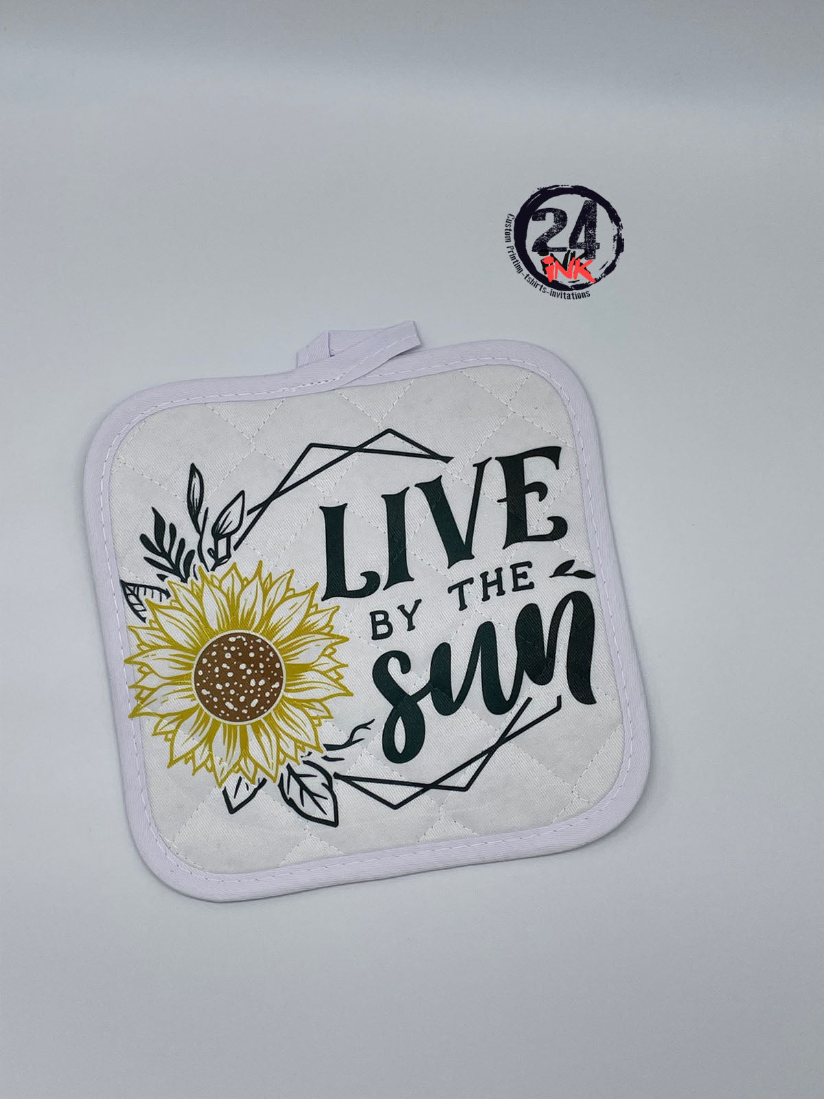 Live by the sun Pot Holder