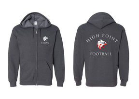 High Point Football design 3 Zip up Sweatshirt