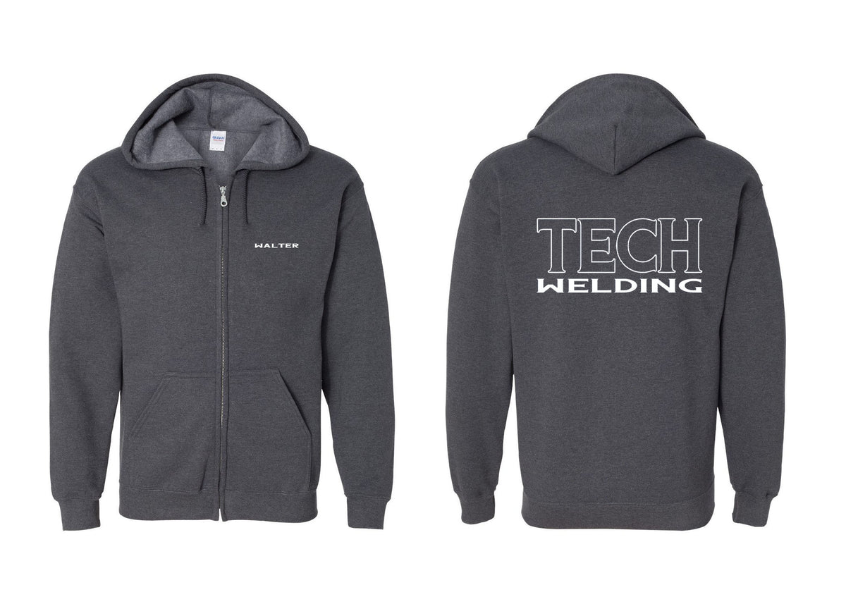 Sussex Tech Welding design 3 Zip up Sweatshirt