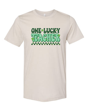 One Lucky Teacher St Patrick's day T-Shirt