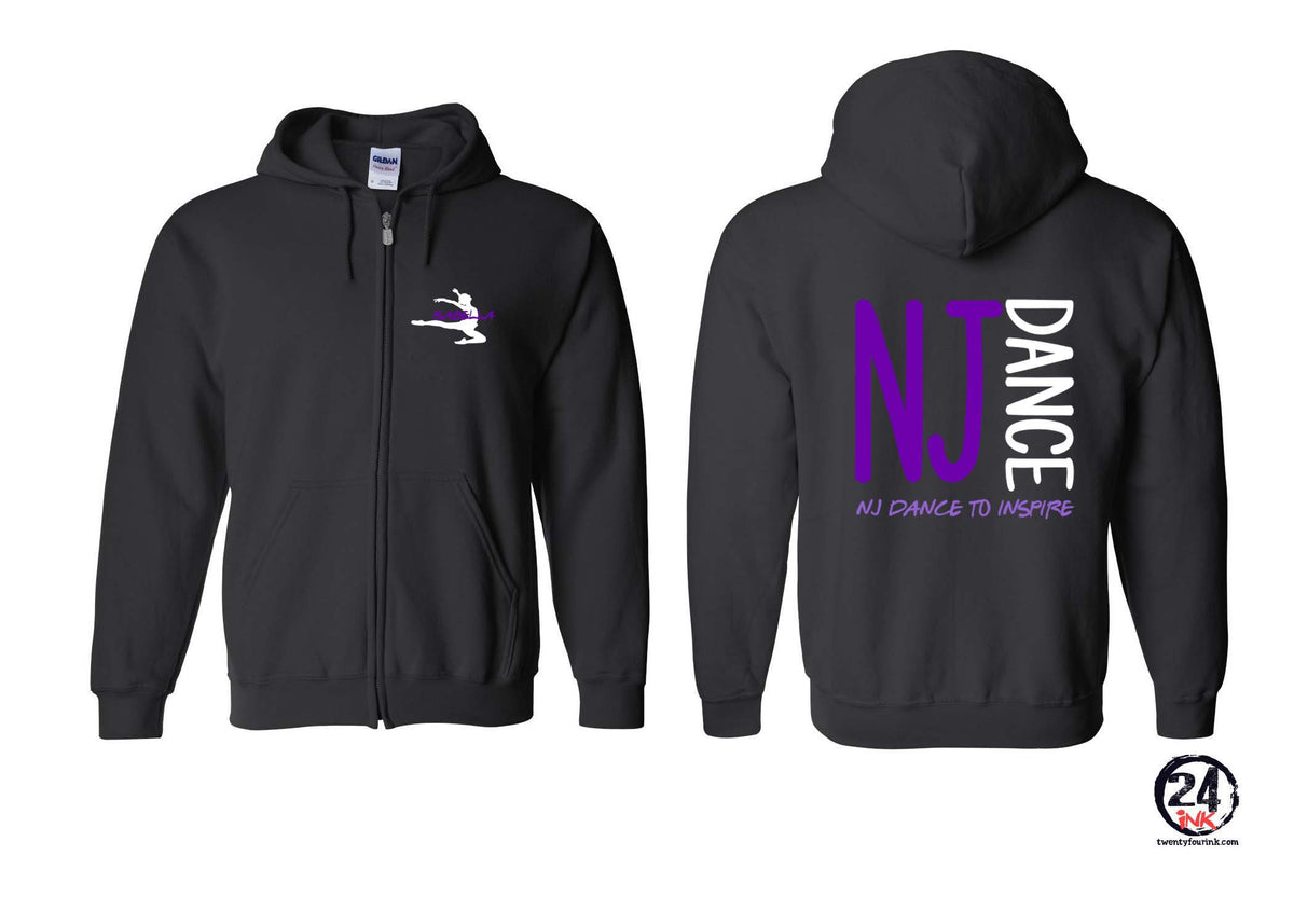 NJ Dance design 3 Zip up Sweatshirt