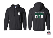 Green Hills Basketball design 2 Zip up Sweatshirt
