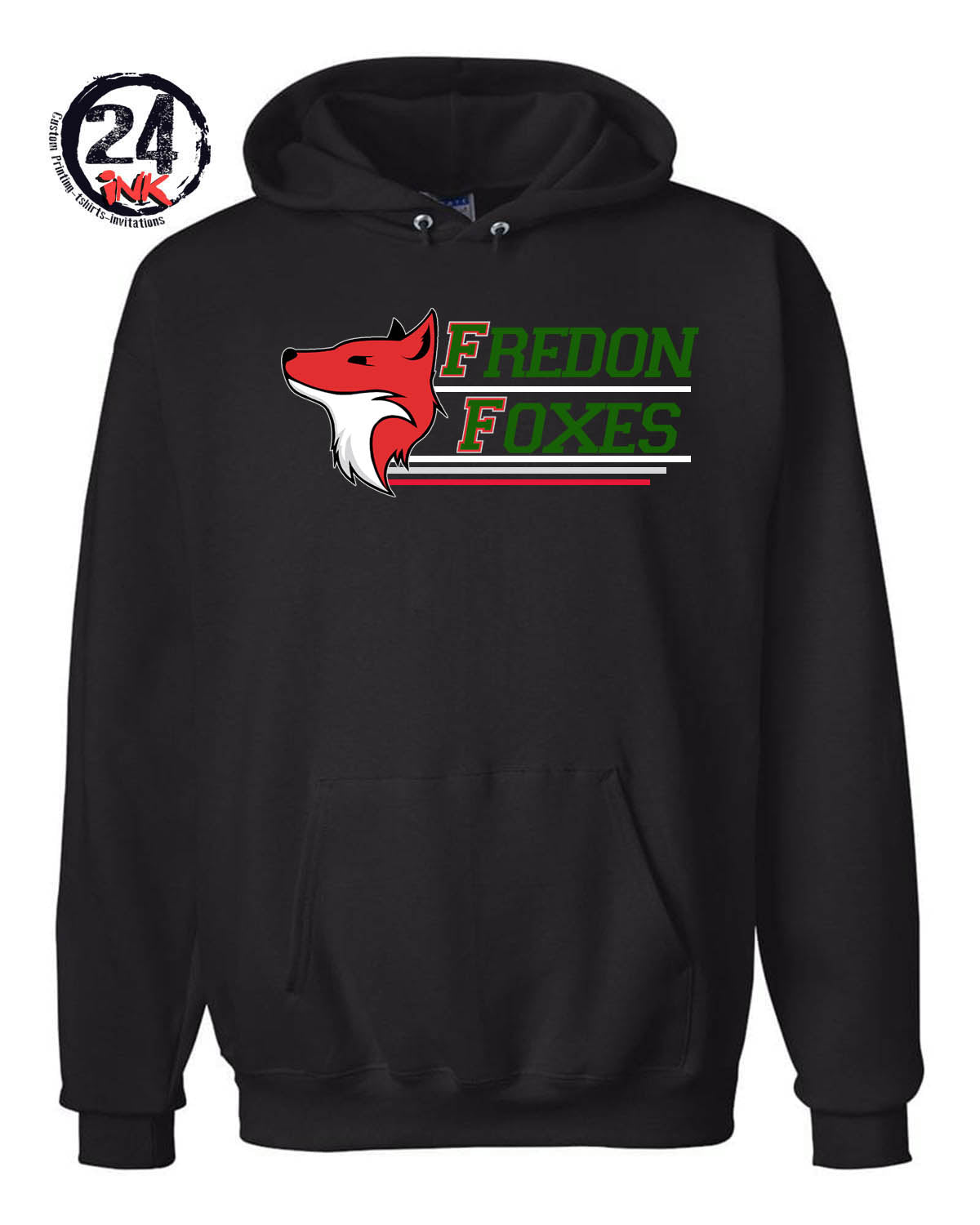 Fredon Foxes Lines Hooded Sweatshirt