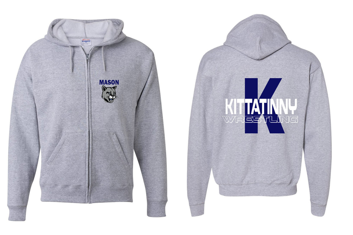 Kittatinny Wrestling Design 5 Zip up Sweatshirt