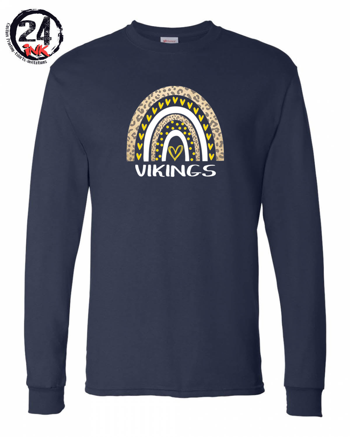 Vikings Rainbow Long Sleeve Shirt