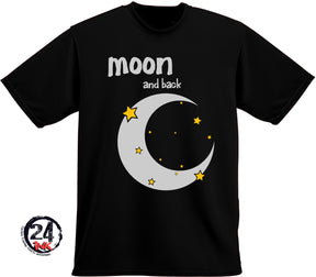 I love you to the moon and back shirt Set