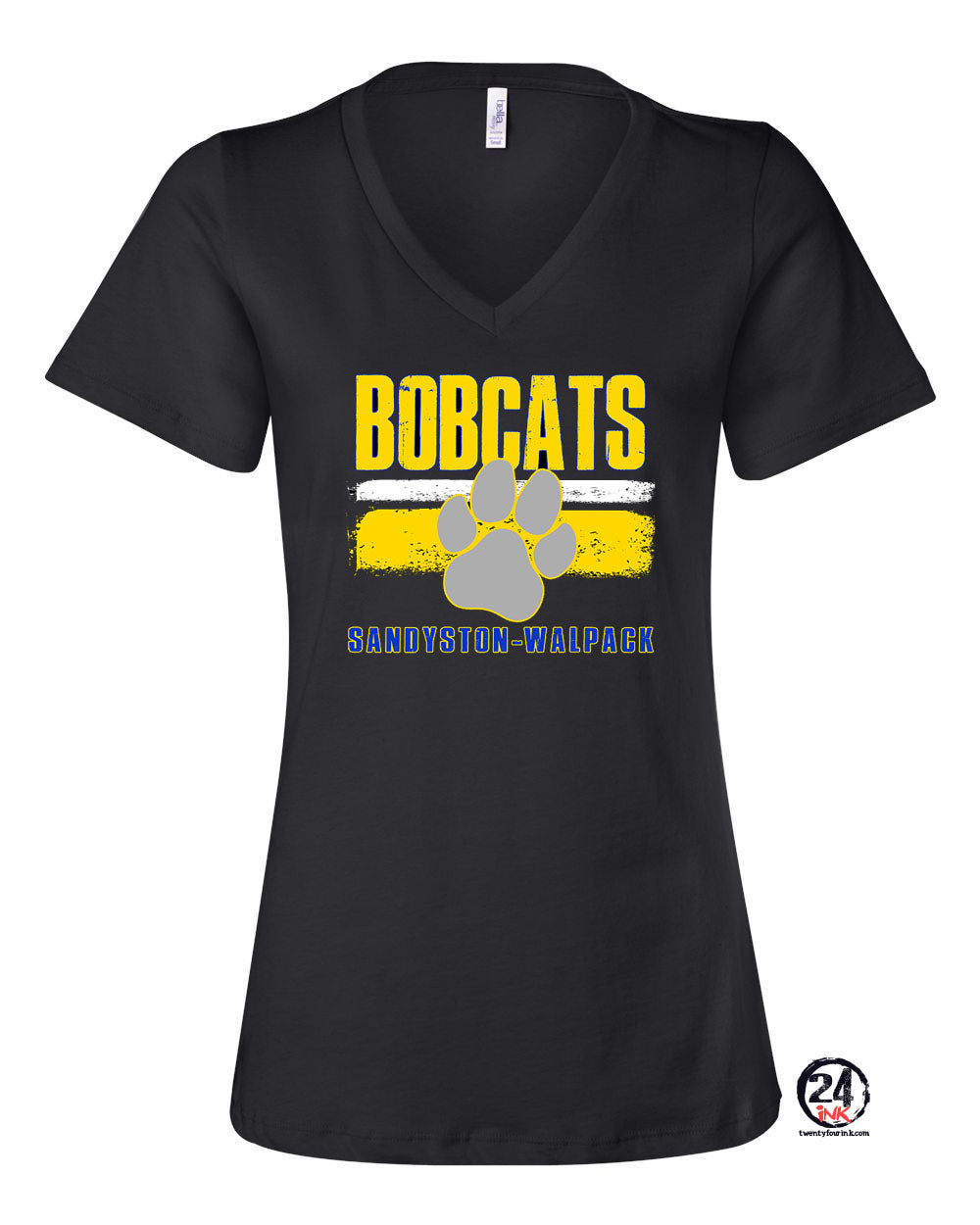 Bobcats V-neck T-shirt