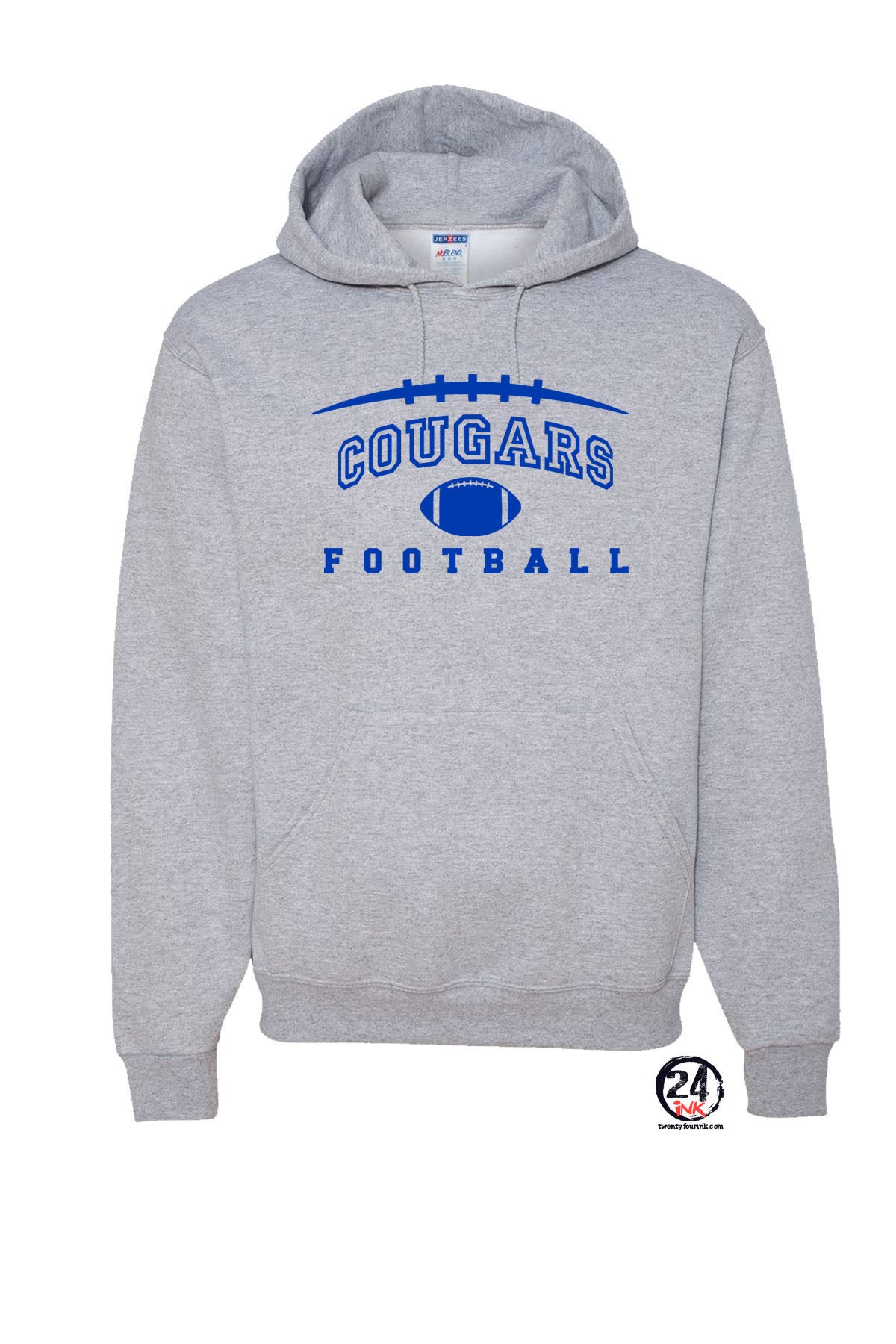 Kittatinny Football Design 3 Hooded Sweatshirt