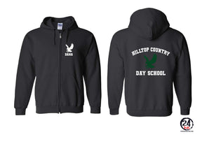 Hilltop Country Day School design 1 Zip up Sweatshirt