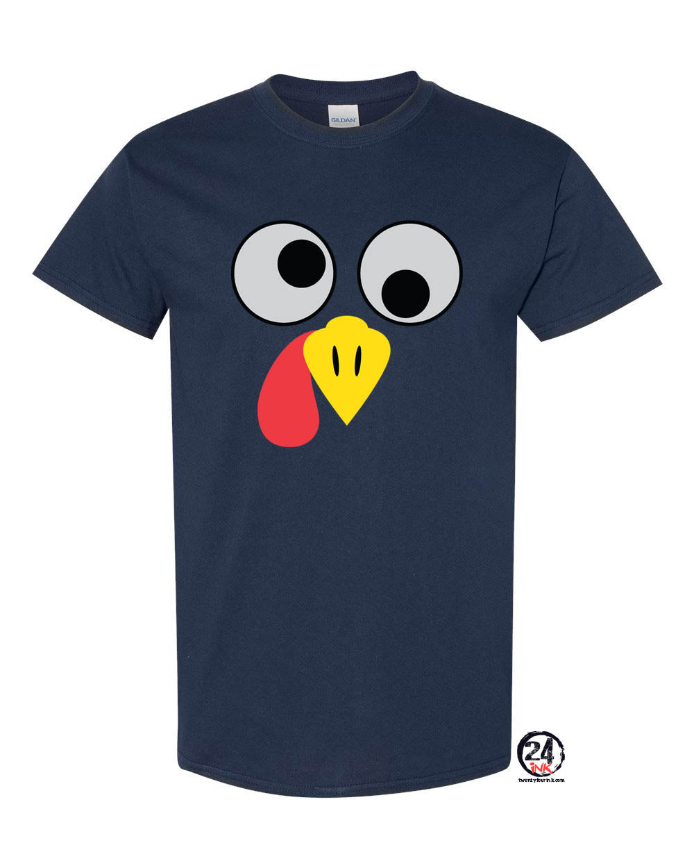 Turkey Face T-Shirt Design 2
