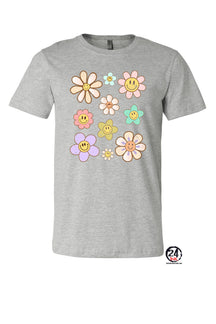 Distressed Happy Daisy Flowers T-Shirt