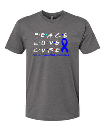 Cyclic Vomiting Syndrome peace love cure Awareness T- Shirt