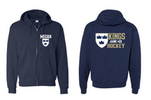 Kings Hockey Design 4 Zip up Sweatshirt