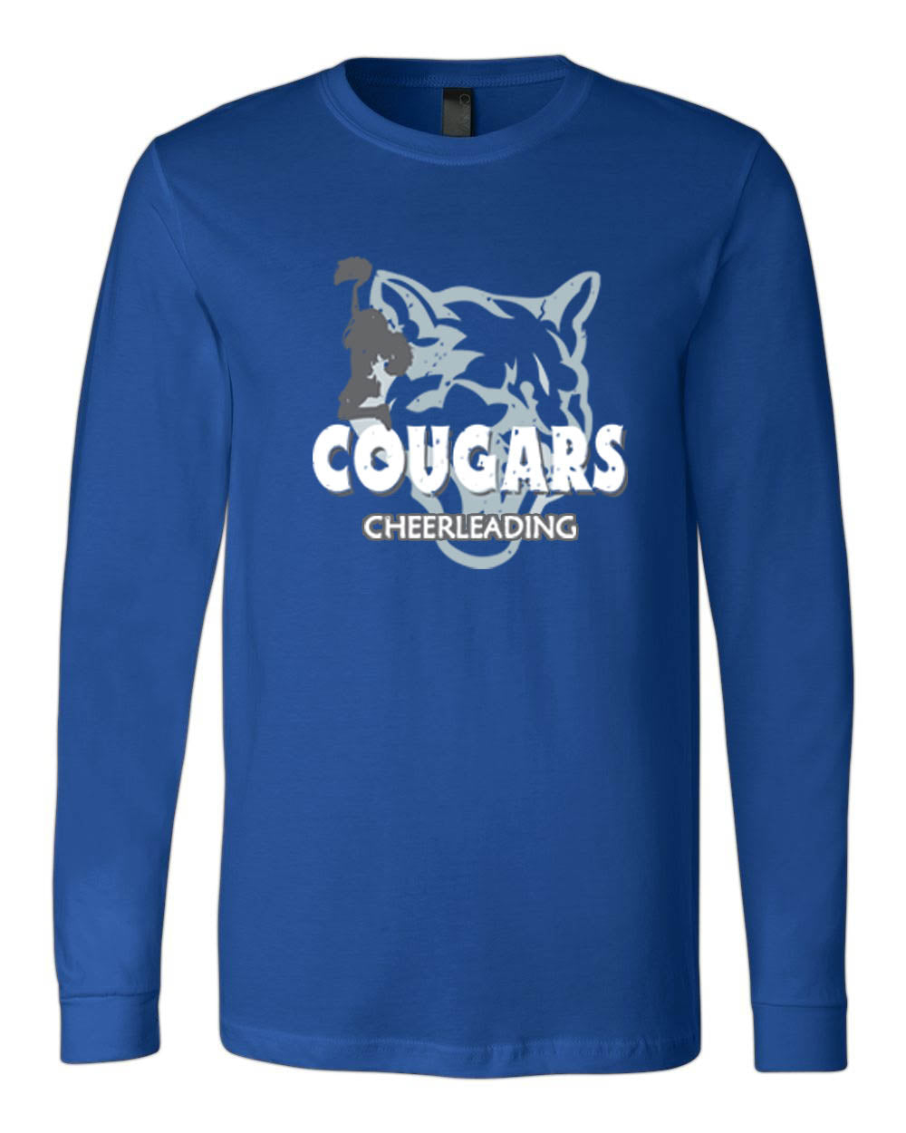 Cougars Cheerleading Long Sleeve Shirt