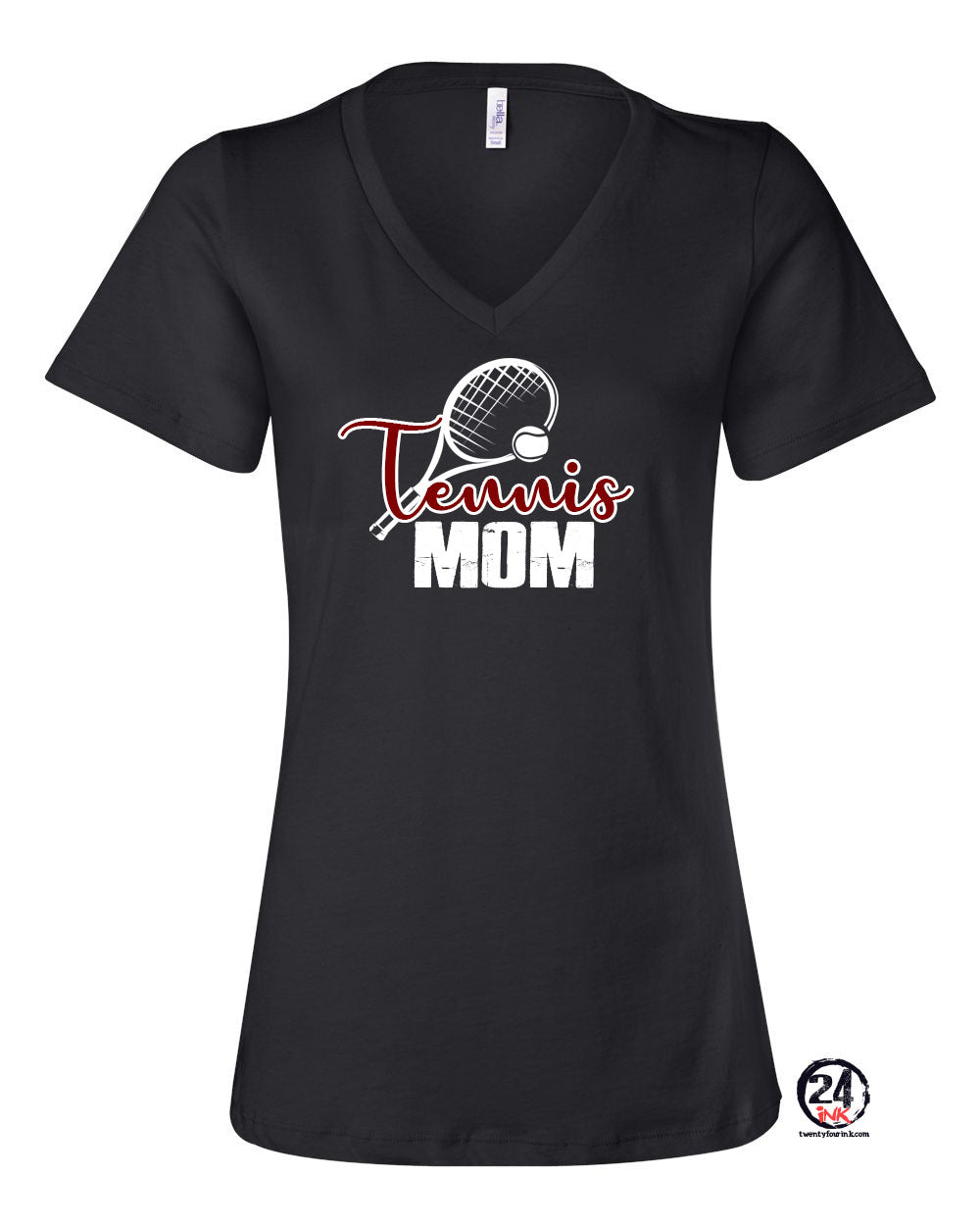 Newton Tennis Mom V-neck T-shirt