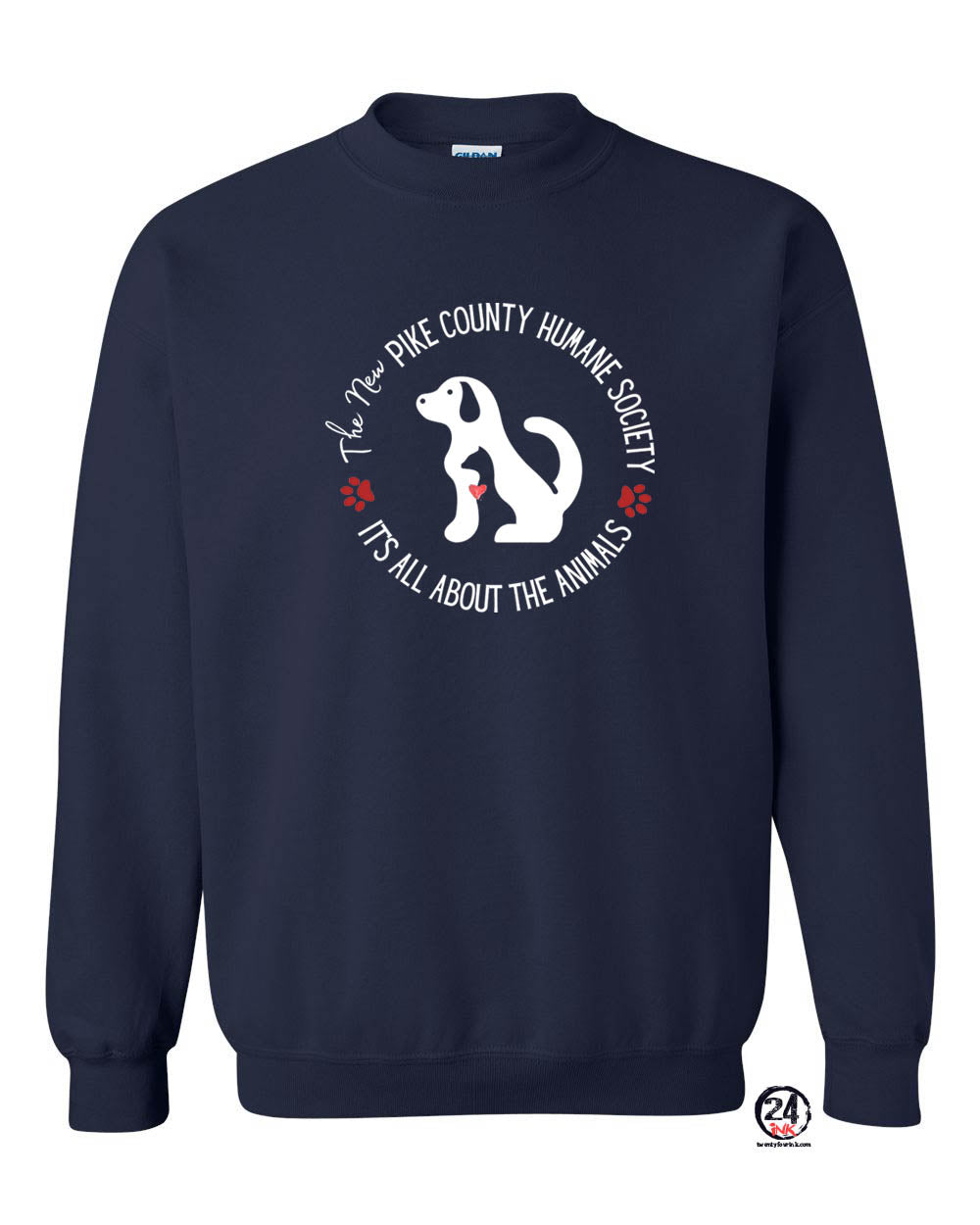 Pike County Human Society non hooded sweatshirt