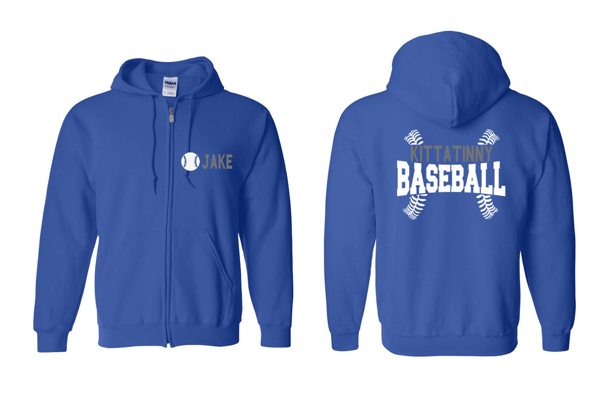 Kittatinny Baseball Zip up Sweatshirt