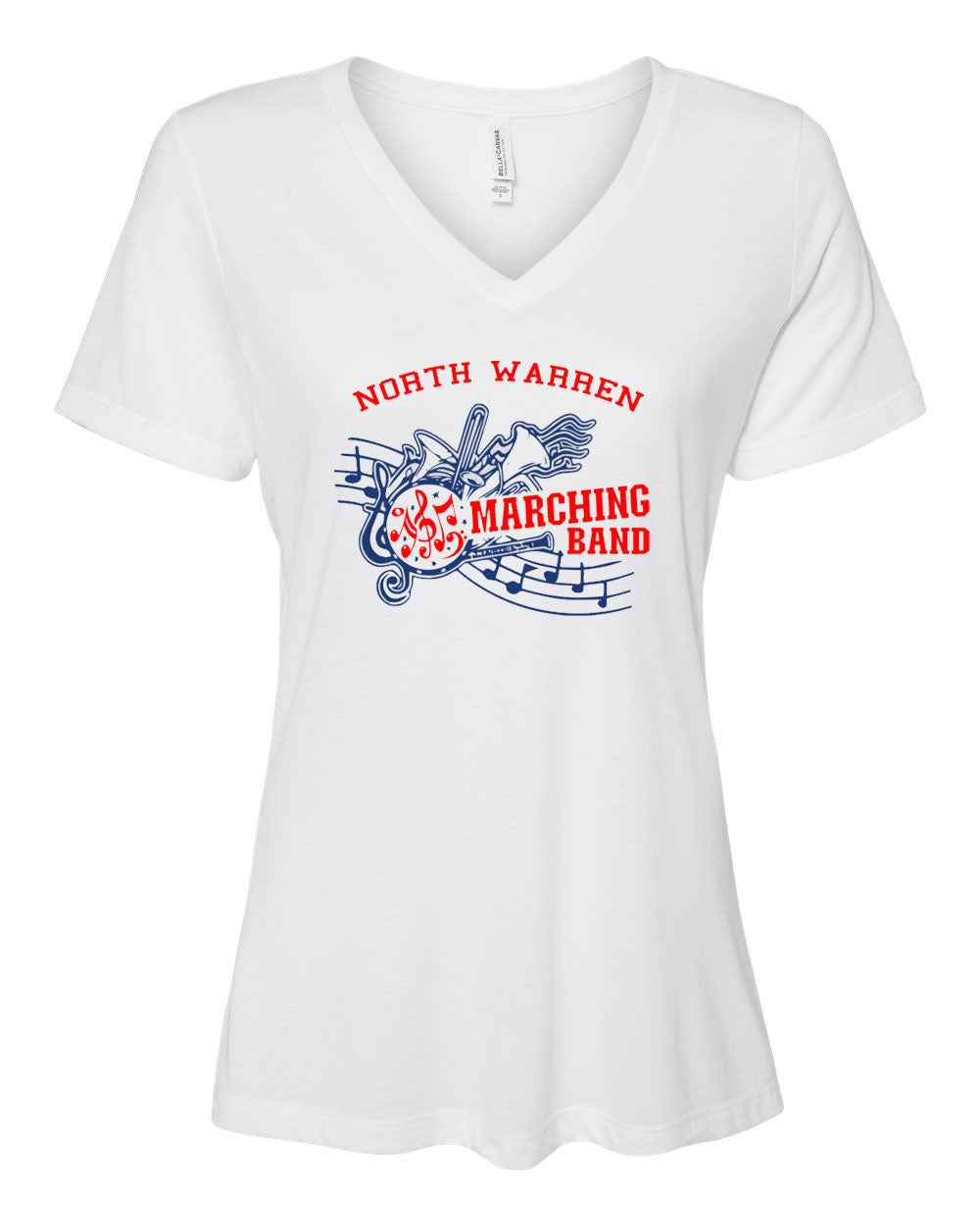 North Warren Band V-neck T-shirt