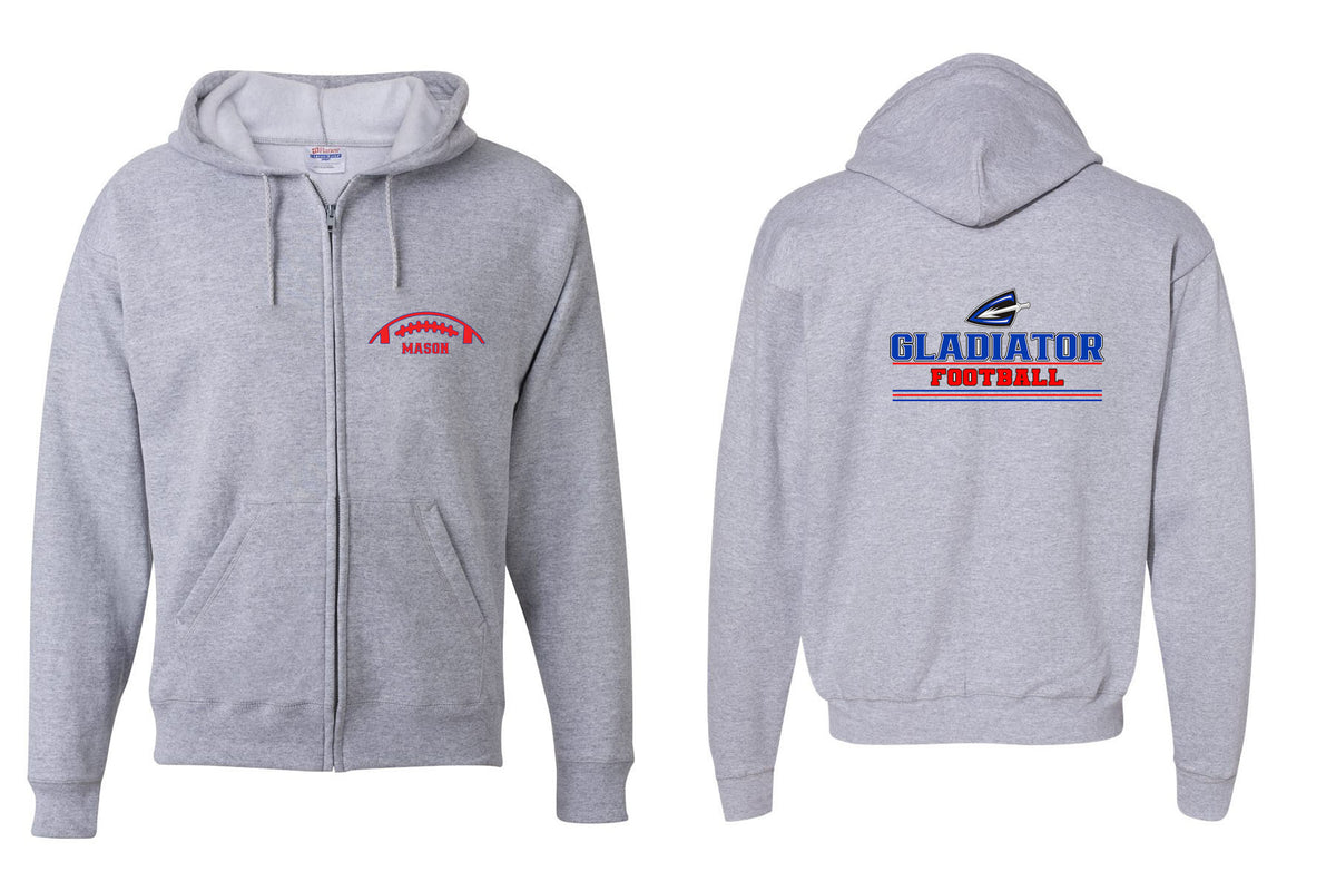 Gladiator Football Zip up Sweatshirt