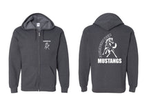 Mustangs design 4 Zip up Sweatshirt