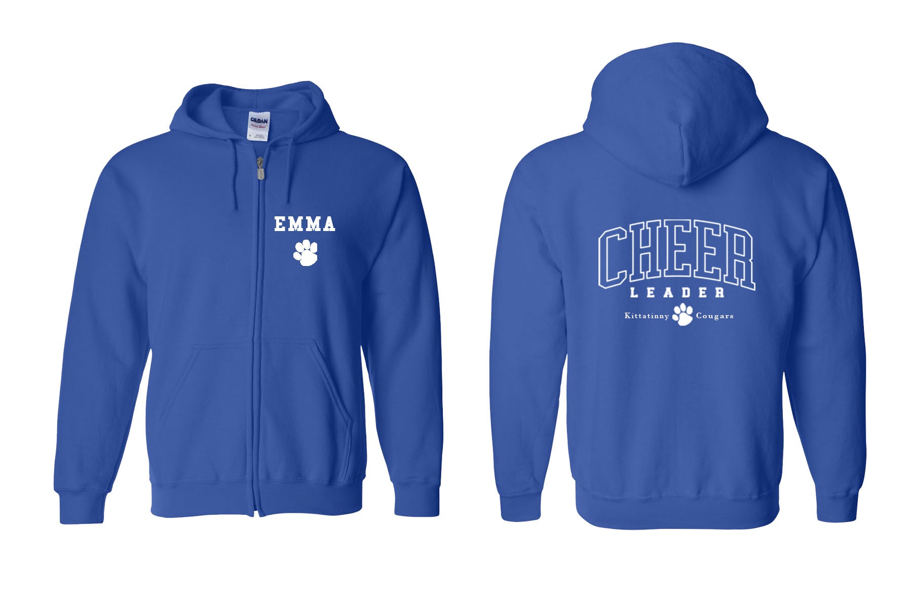 Cheer Zip up Sweatshirt