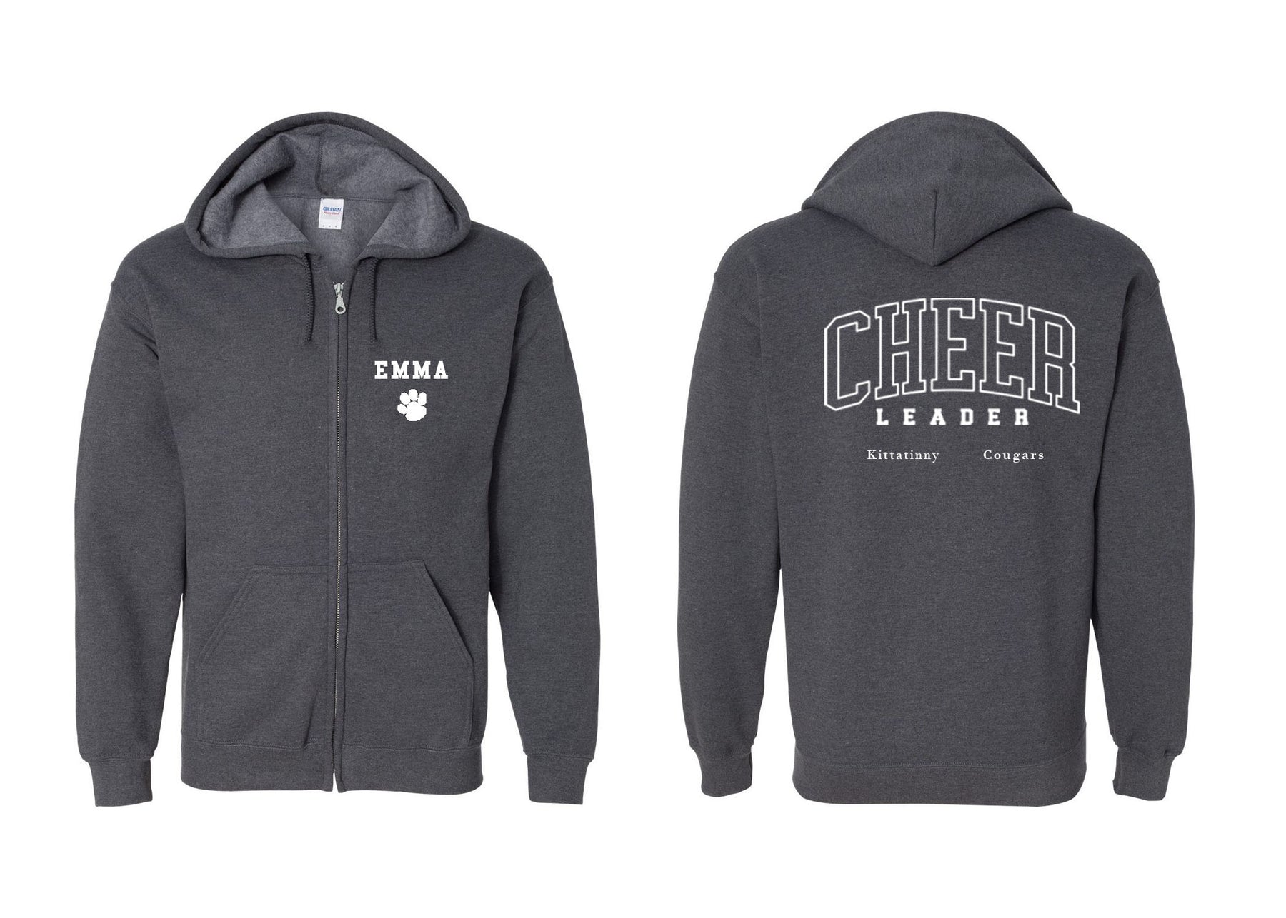 Cheer Zip up Sweatshirt