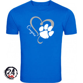 Cougars Heart T-Shirt