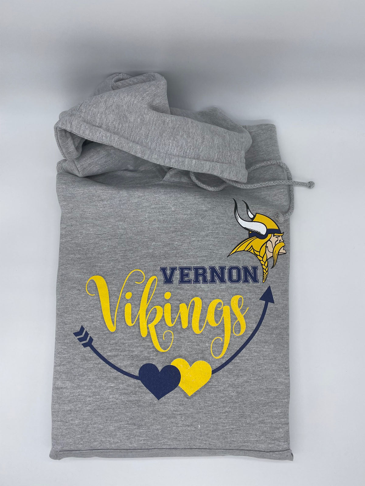 Vernon Hearts Hooded Sweatshirt