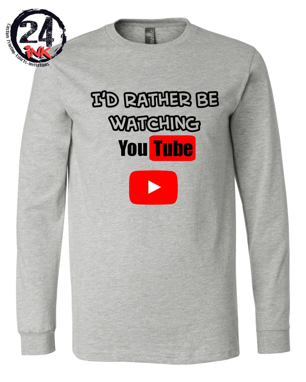 I'd rather be watching YouTube Shirt