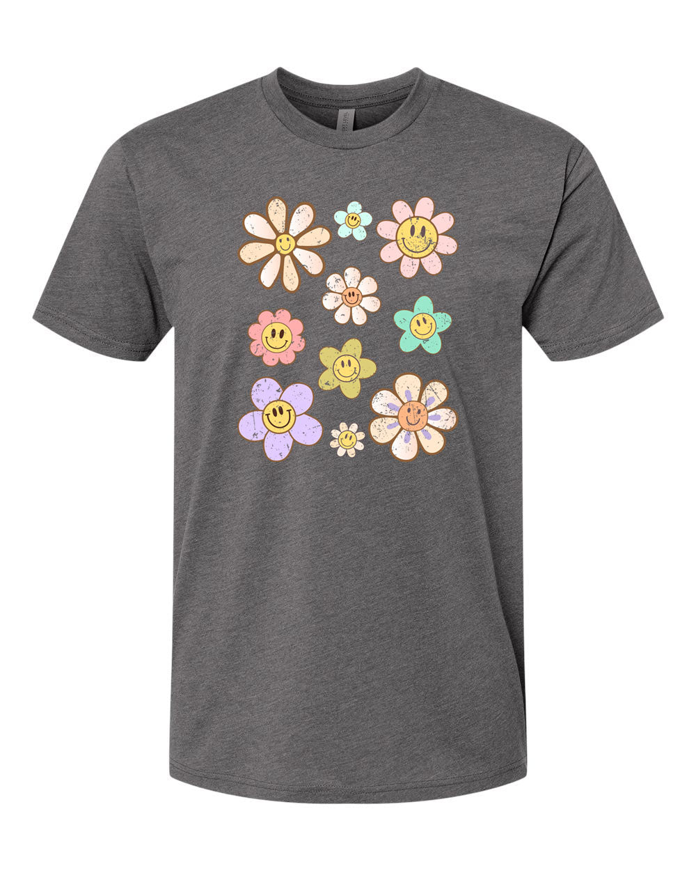 Distressed Happy Daisy Flowers T-Shirt