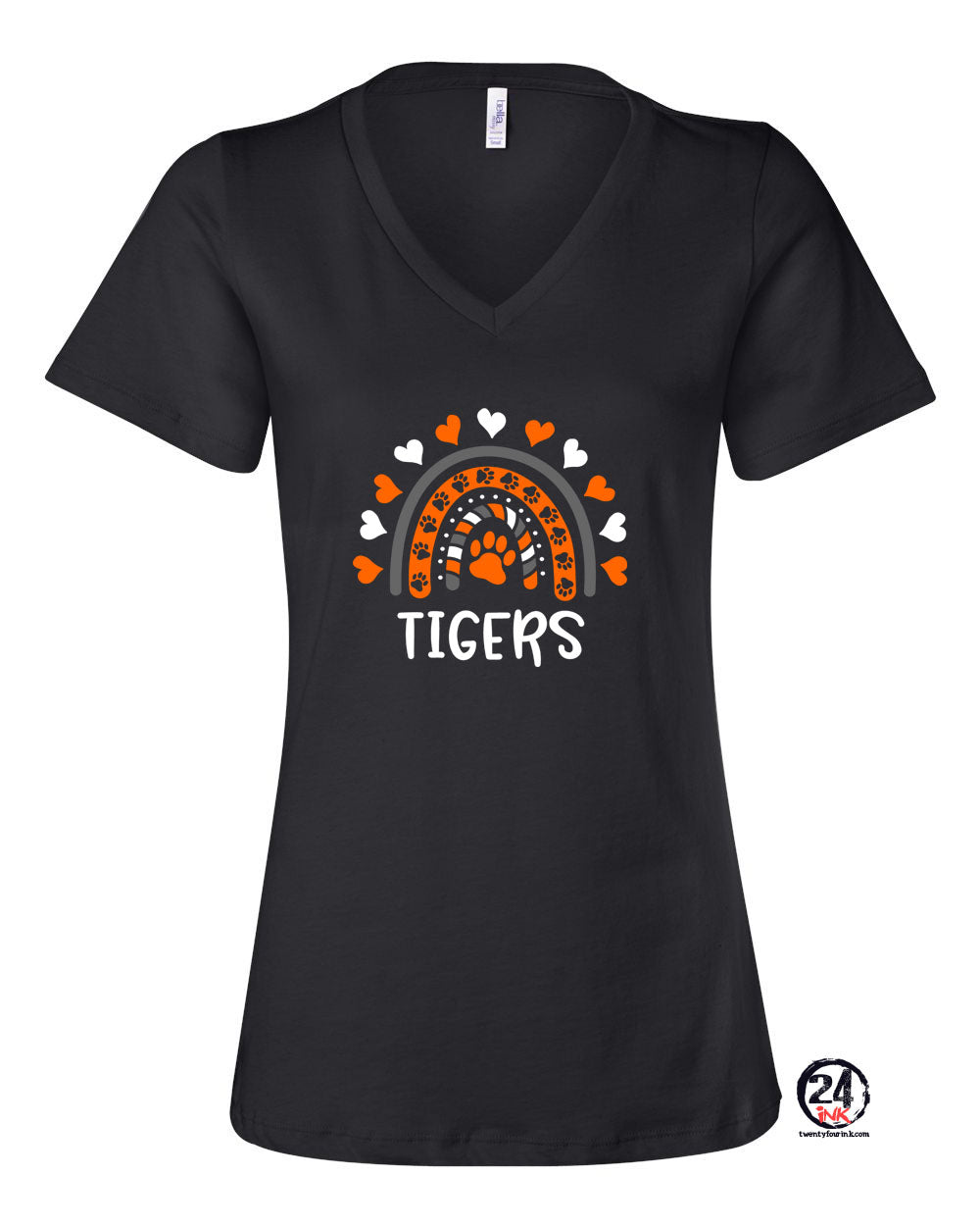 Tigers Design 4 V-neck T-Shirt