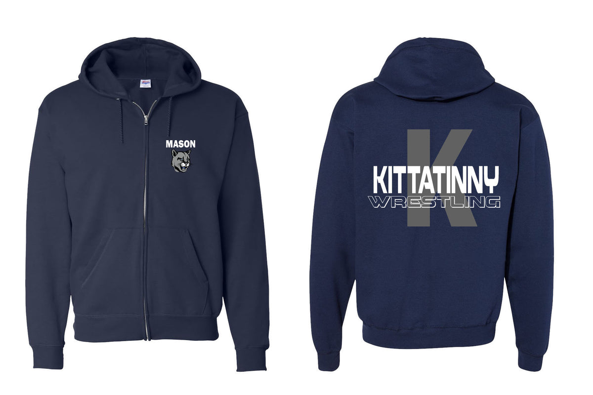 Kittatinny Wrestling Design 5 Zip up Sweatshirt