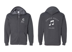 Green Hills design 10 Zip up Sweatshirt