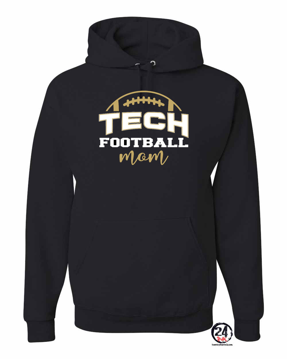 Tech Football Mom Hooded Sweatshirt