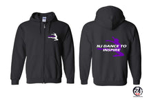 NJ Dance design 1 Zip up Sweatshirt