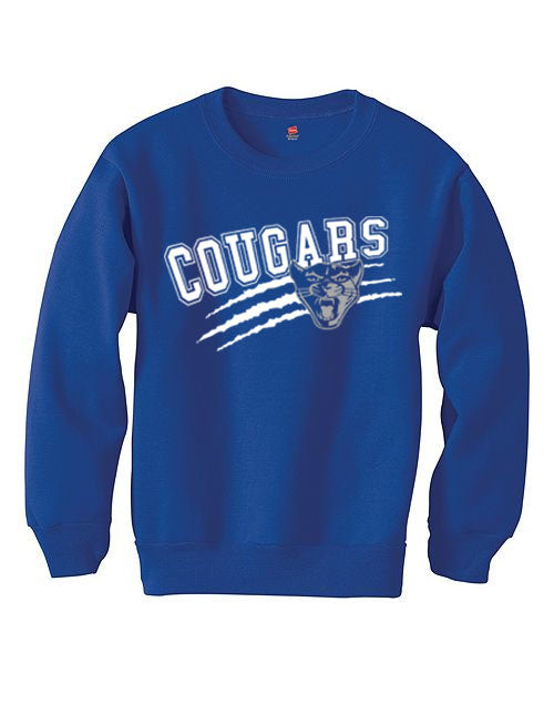 Cougars non hooded sweatshirt