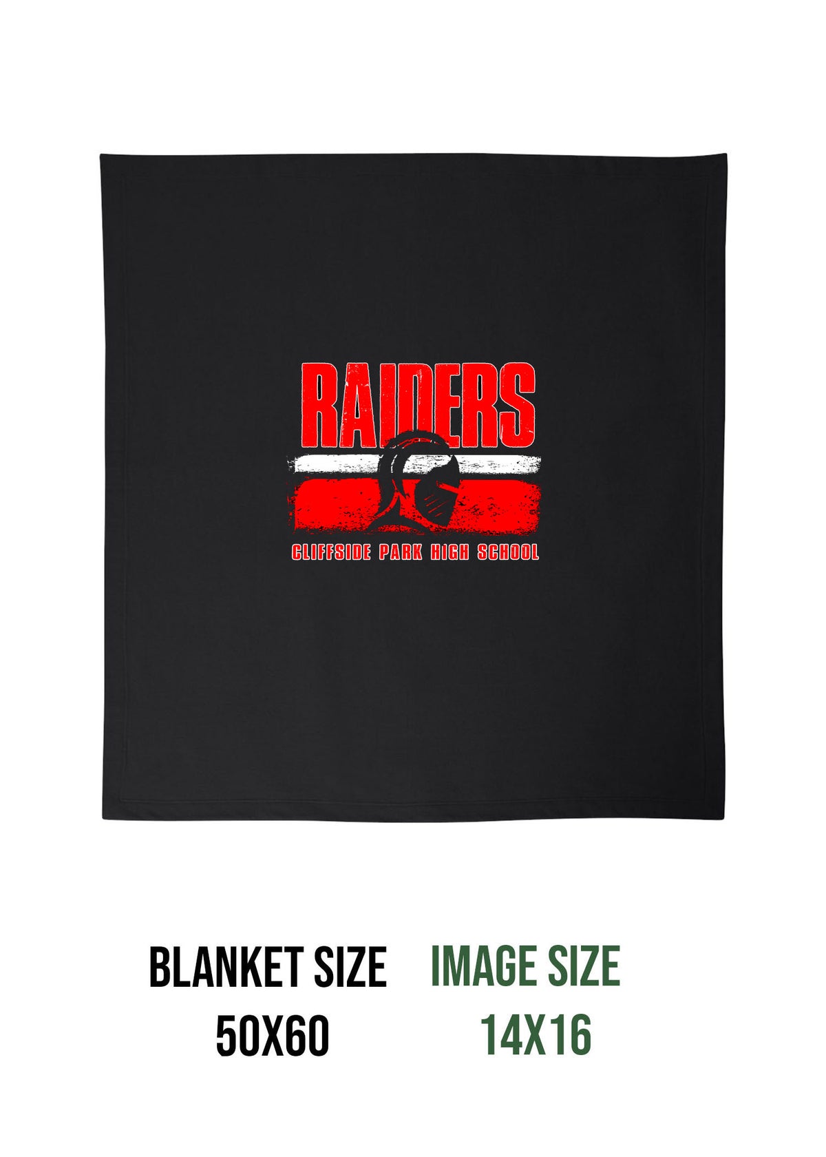 Distressed Raiders Blanket