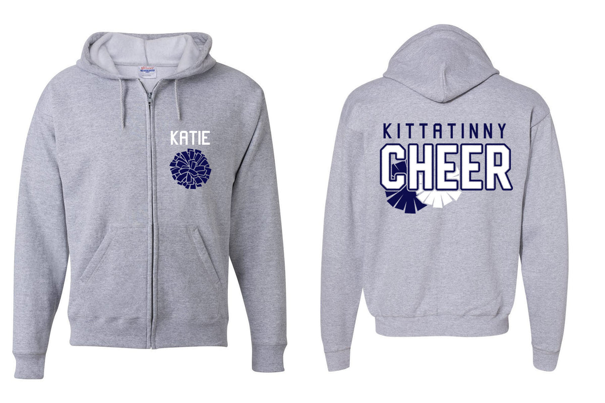 Kittatinny Cheer design 4 Zip up Sweatshirt