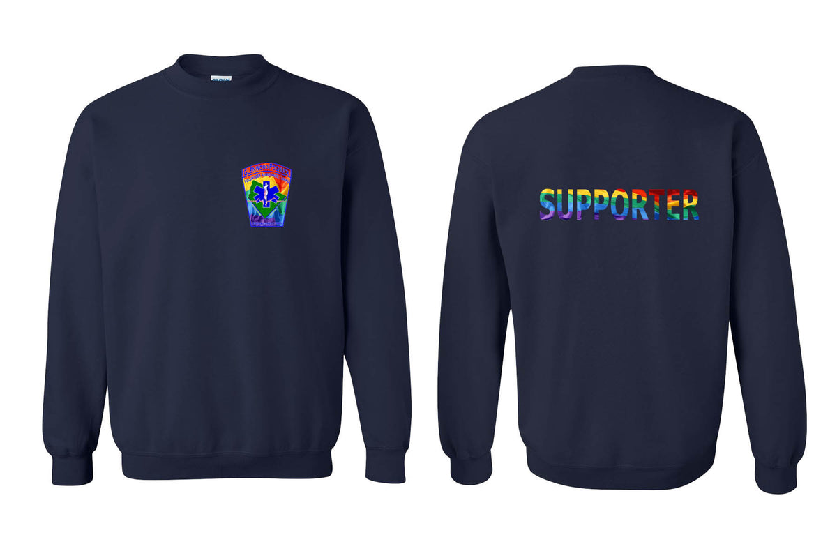 GLENWOOD POCHUCK EMS PRIDE AWARENESS  non hooded sweatshirt