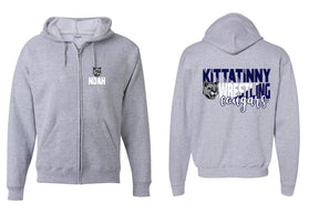 Kittatinny Wrestling Design 4 Zip up Sweatshirt