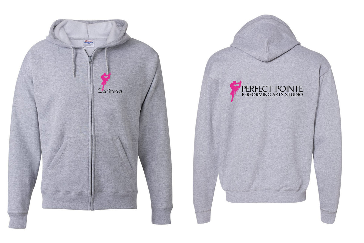 Perfect Pointe Design 1 Zip up Sweatshirt