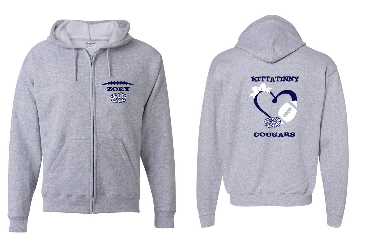 Kittatinny Cheer design 3 Zip up Sweatshirt