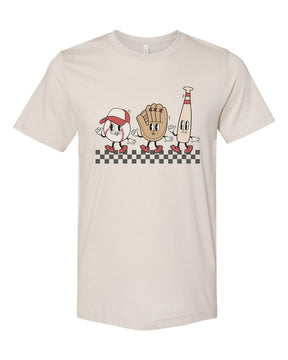 Retro baseball t-shirt